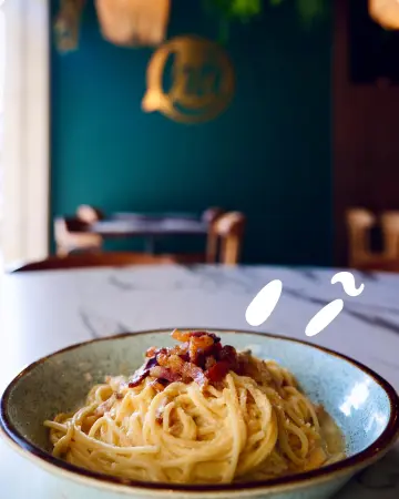 Good pasta…good mood!🙌🏼🍝 Hoje é Carbonara!🔥 AmanHÃ logo se vê!🤪

#harestaurante #pasta #carbonara #p