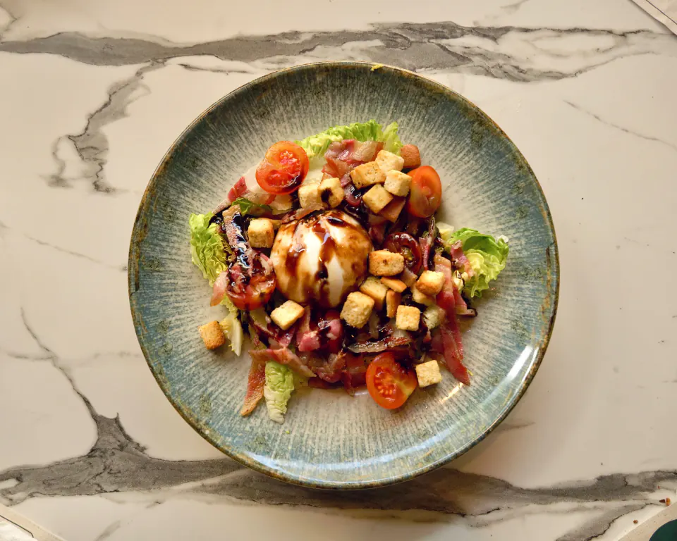 Pancetta and Burrata Salad